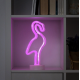Lampa de veghe ambientala roz model Flamingo